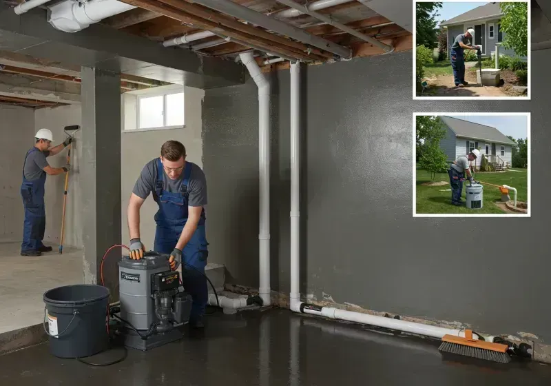 Basement Waterproofing and Flood Prevention process in Newnan, GA